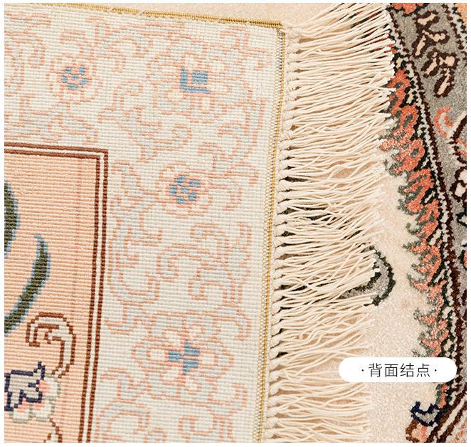 手工打结真丝地毯